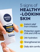 Nivea MEN Sensitive ochranný krém pro muže SPF 15 75 ml