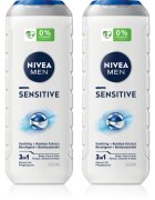 Nivea MEN Sensitive sprchový gel na tělo a vlasy výhodné balení