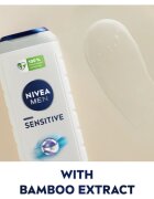 Nivea MEN Sensitive sprchový gel na tělo a vlasy výhodné balení