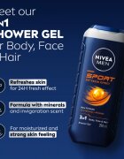 Nivea MEN Sport sprchový gel pro muže výhodné balení