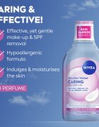 Nivea Micellar Caring jemná micelární voda 400 ml