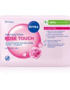 Nivea Micellar Rose Touch Čisticí micelární pleťové ubrousky 25 ks