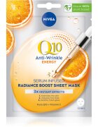 Nivea Q10 Energy protivrásková plátýnková maska 1 ks