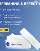 Nivea Refreshing lehký hydratační krém SPF 30 50 ml
