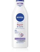 Nivea Repair & Care Sensitive zklidňující tělové mléko pro suchou a citlivou pokožku 400 ml