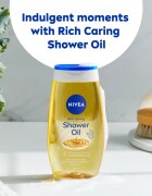 Nivea Rich Care sprchový olej pro suchou pokožku 3 x 200 ml