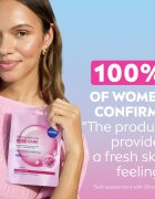 Nivea Rose Touch hydratační plátýnková maska 1 ks