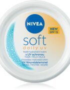 Nivea Soft Daily UV hydratační ochranný krém na tělo a obličej SPF 15 100 ml