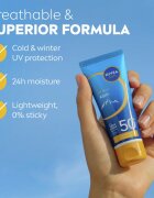 Nivea SUN Alpin pleťový krém na opalování proti chladu a větru SPF 50+ 40 ml