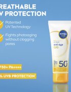 Nivea SUN Anti-Age Q10 pleťový krém na opalování s protivráskovým účinkem SPF 50+ 40 ml