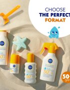 Nivea SUN Babies & Kids dětský sprej na opalování pro citlivou pokožku SPF 50+ 250 ml