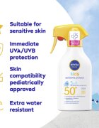 Nivea SUN Babies & Kids dětský sprej na opalování SPF 50+ 270 ml
