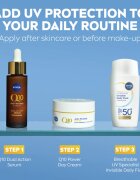 Nivea SUN Invisible Daily Fluid lehký ochranný fluid SPF 50+ 40 ml