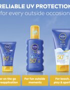 Nivea SUN Kids dětský barevný sprej na opalování SPF 50+ 200 ml