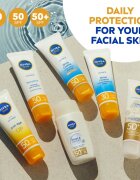 Nivea SUN pleťový krém na opalování proti vráskám Q10 SPF 50 50 ml