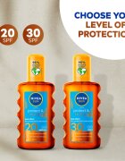 Nivea SUN Protect & Bronze olej na opalování podporující zhnědnutí SPF 20 200 ml