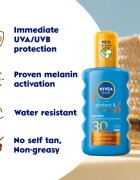 Nivea SUN Protect & Bronze sprej na opalování podporující zhnědnutí SPF 30 200 ml