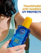 Nivea SUN Protect & Dry Touch neviditelný sprej na opalování SPF 30 200 ml