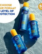 Nivea SUN Protect & Dry Touch neviditelný sprej na opalování SPF 50 200 ml