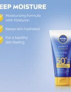 Nivea SUN Protect & Moisture hydratační mléko na opalování s kyselinou hyaluronovou SPF 50+ 150 ml