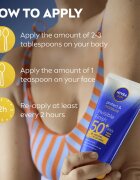 Nivea SUN Protect & Moisture hydratační mléko na opalování s kyselinou hyaluronovou SPF 50+ 150 ml