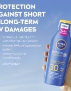 Nivea SUN Protect & Moisture hydratační mléko na opalování SPF 30 400 ml