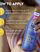 Nivea SUN Protect & Moisture opalovací mléko SPF 20 200 ml