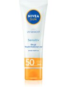 Nivea SUN Sensitive ochranný pleťový krém pro citlivou pleť SPF 50 50 ml
