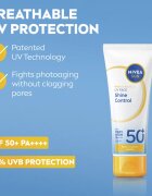 Nivea SUN Shine Control pleťový krém na opalování SPF 50+ SPF 50+ 40 ml