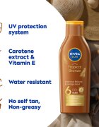 Nivea SUN Tropical Bronze mléko na opalování s karotenem SPF 6 200 ml