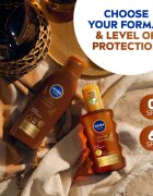 Nivea SUN Tropical Bronze mléko na opalování s karotenem SPF 6 200 ml