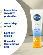 Nivea SUN UV FACE lehký zmatňující pleťový krém na opalování SPF 50 50 ml