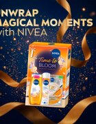 Nivea Time to Bloom dárková sada na tělo a obličej