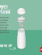 NUK Mini-Me Sip dětská láhev White 9m+ 1 ks