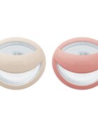 NUK Perfect Match 0-6m dudlík Red 2 ks