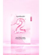 Numbuzin No. 2 Rose PDRN Collagen Plumping Sheet Mask hydratační plátýnková maska pro rozjasnění pleti 5 ks