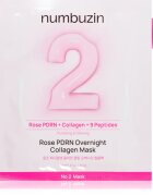 Numbuzin No. 2 Rose PDRN OverNight Collagen Mask hloubkově vyživující maska na noc 4 ks