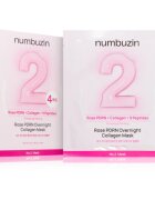 Numbuzin No. 2 Rose PDRN OverNight Collagen Mask hloubkově vyživující maska na noc 4 ks