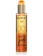 Nuxe Sun Sun Oil Gold SPF 30 opalovací olej na obličej a tělo s rozjasňujícím efektem SPF 30 150 ml