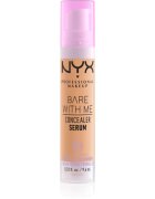 NYX Professional Makeup Bare With Me Concealer Serum hydratační korektor 2 v 1 odstín 5.5 Medium Golden 96 ml