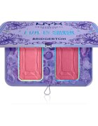 NYX Professional Makeup Bridgerton Royal Blush paleta tvářenek odstín 02 Lady In Silver 2x5 g