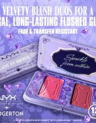 NYX Professional Makeup Bridgerton Royal Blush paleta tvářenek odstín 02 Lady In Silver 2x5 g