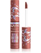NYX Professional Makeup Bridgerton Royal Butter Gloss lesk na rty odstín 02 Praline 8 ml