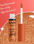 NYX Professional Makeup Butter Gloss Bling lesk na rty třpytivý odstín 03 Pricey 8 ml