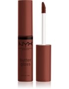 NYX Professional Makeup Butter Gloss lesk na rty odstín 51 Brownie Drip 8 ml