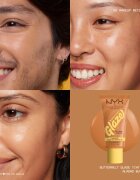 NYX Professional Makeup Buttermelt Glaze rozjasňující tónovací fluid SPF 30 odstín 04 Almond Butta 30 ml