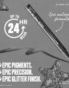 NYX Professional Makeup Epic Ink Glitz metalická tužka na oči odstín Graphite Glitz 1 ml