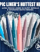 NYX Professional Makeup Epic Ink Glitz metalická tužka na oči odstín Graphite Glitz 1 ml