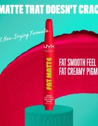 NYX Professional Makeup Fat Matte balzám na rty s matujícím efektem Fuzzy Flame 2 g