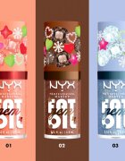 NYX Professional Makeup Fat Oil Gem Xmas olej na rty odstín Cacao Gem 4.8 ml